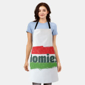 ハンガリーホーム エプロン (着用した状態)