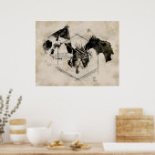 ハンガリーホーンテイルドラゴン ポスター (キッチン)