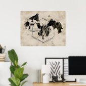 ハンガリーホーンテイルドラゴン ポスター (ホームオフィス)