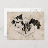 ハンガリーホーンテイルドラゴン ポストカード (正面/裏面)