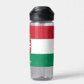 ハンガリーボトル愛国的ハンガリー国旗 ウォーターボトル (背面)