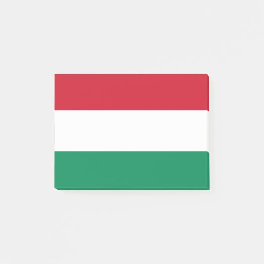 ハンガリーポストイット®ノート国旗 ポストイット (正面)