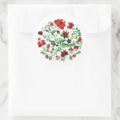 ハンガリーマティフォークアート ラウンドシール (バッグ)