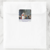 ハンガリーラウンドクラシックステッカーの聖エリザベス スクエアシール (バッグ)