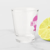 ハンガリーラブ名前をカスタムするショットグラス ショットグラス (左)