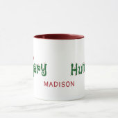 ハンガリーラブ名前をカスタムするマグ マグカップ (中央)