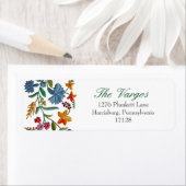 ハンガリーラプソディ#2フォーク刺繍 ラベル (インサイチュ)