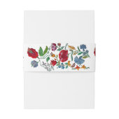 ハンガリーラプソディ#2フォーク刺繍 招待状ベリーバンド (裏面例)