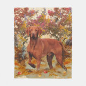 ハンガリーヴィツラアート装飾用クッションガラスコアスターC フリースブランケット (正面)