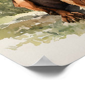 ハンガリーヴィツラドッグアートプリント ポスター (角)