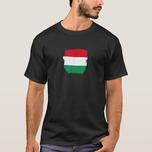 ハンガリーヴィンテージハンガリー国旗マグヤロサーグ1 Tシャツ (正面)