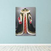 ハンガリー人の公式ローブ キャンバスプリント (インサイチュ (ウッドフロア))