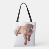 ハンガリー人のVizslaの子犬 トートバッグ (裏面)