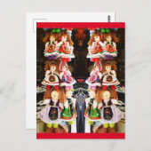 ハンガリー人形 ポストカード (正面/裏面)