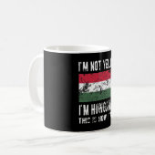 ハンガリー伝統ハンガリー国旗 コーヒーマグカップ (正面左)