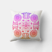 ハンガリー伝統的民俗文化デザイン クッション (裏面)