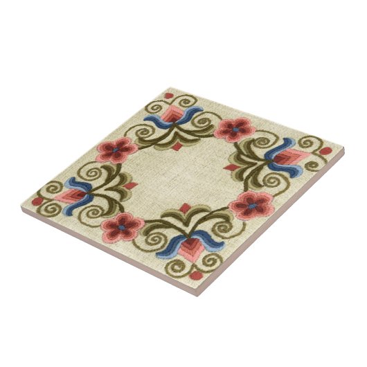 ハンガリー刺繍広場 タイル (側面)