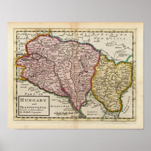 ハンガリー及びトランシルバニア ポスター (正面)