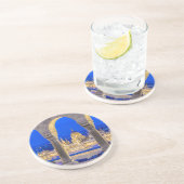 ハンガリー国会建物アットダスク コースター (側面)