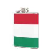 ハンガリー国旗と旅行ハンガリー/スポーツファン フラスク (左)