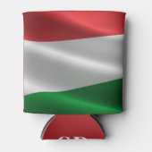 ハンガリー国旗のカスタムモノグラム缶クーラー 缶クーラー (正面)