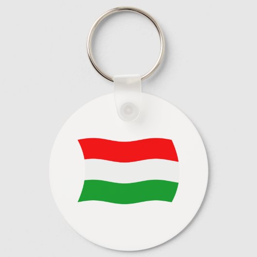 ハンガリー国旗のキーチェーン キーホルダー (正面)