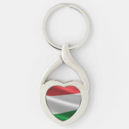 ハンガリー国旗のキーチェーン キーホルダー