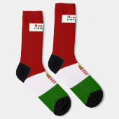 ハンガリー国旗のコート ソックス (右)