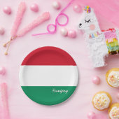 ハンガリー国旗のプレート、パーティー、スポーツ、ハンガリー ペーパープレート (パーティー)