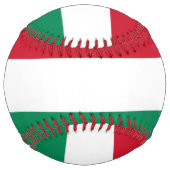 ハンガリー国旗を持つ愛国的なソフトボール ソフトボール (裏面)