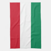 ハンガリー国旗を掲げたキッチンタオル キッチンタオル (縦)