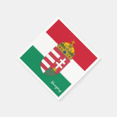 ハンガリー国旗パーティー/スポーツファン スタンダードカクテルナプキン (角)