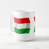 ハンガリー国旗マグ コーヒーマグカップ (正面左)