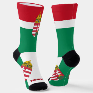 ハンガリー国旗地球に優し（国） ソックス