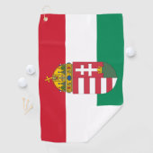 ハンガリー国旗、エンブレム&ハンガリーゴルフ/スポーツ ゴルフタオル (インサイチュ)