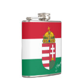 ハンガリー国旗、エンブレム&ホリデーハンガリー/スポーツ フラスク (右)