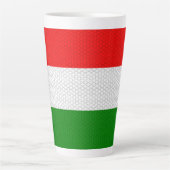 ハンガリー国旗 カフェラテマグ (正面)