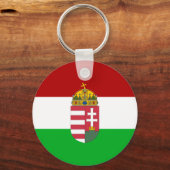 ハンガリー国旗 キーホルダー (正面)