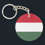 ハンガリー国旗 キーホルダー<br><div class="desc">ハンガリーの愛国国旗。</div>