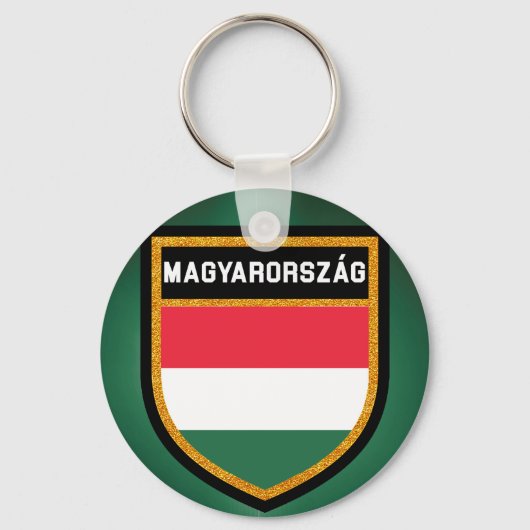 ハンガリー国旗 キーホルダー (正面)