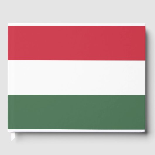 ハンガリー国旗 ゲストブック (正面)