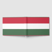 ハンガリー国旗 ゲストブック (全面)