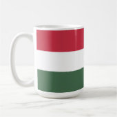 ハンガリー国旗 コーヒーマグカップ (左)