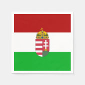 ハンガリー国旗 スタンダードカクテルナプキン (正面)