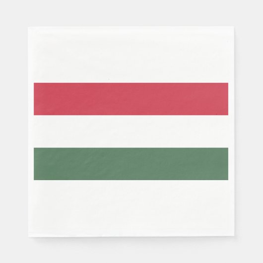 ハンガリー国旗 スタンダードランチョンナプキン (正面)