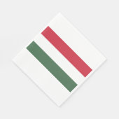 ハンガリー国旗 スタンダードランチョンナプキン (角)