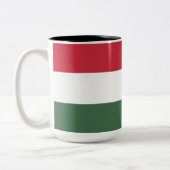 ハンガリー国旗 ツートーンマグカップ (左)
