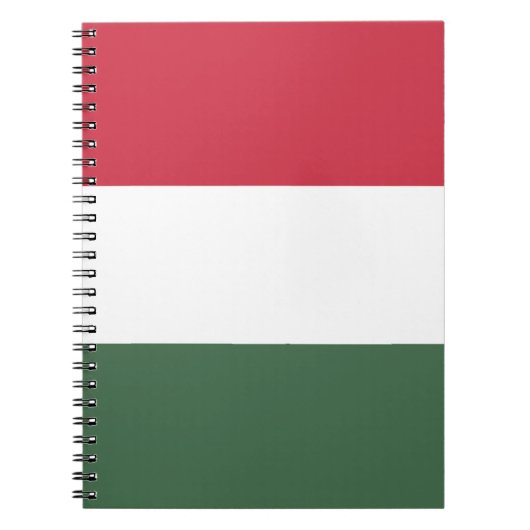 ハンガリー国旗 ノートブック (正面)