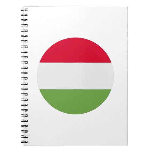 ハンガリー国旗 ノートブック (正面)