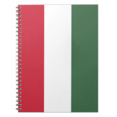 ハンガリー国旗 ノートブック (正面)